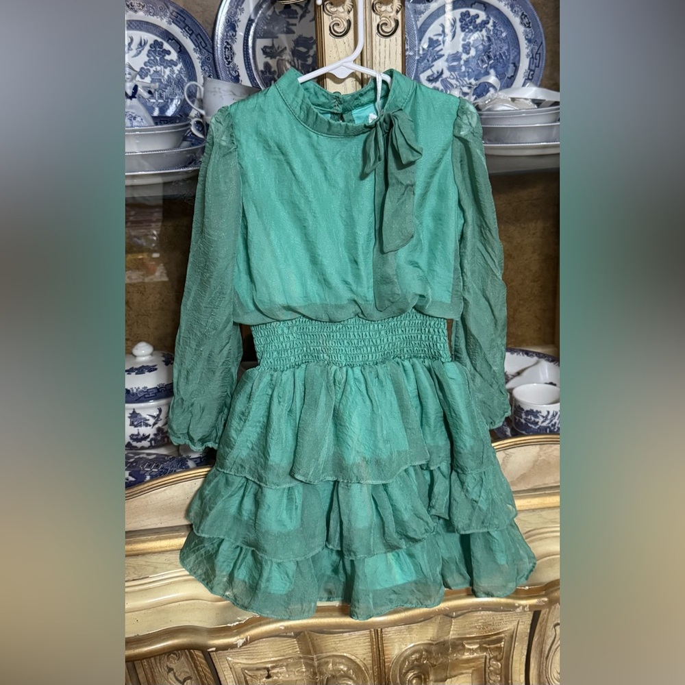 NWT Truth Culture by Evie’s Closet green dress size 6 girls boutique